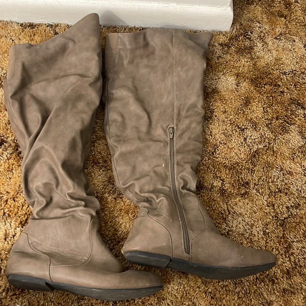 Wide width Knee high boots